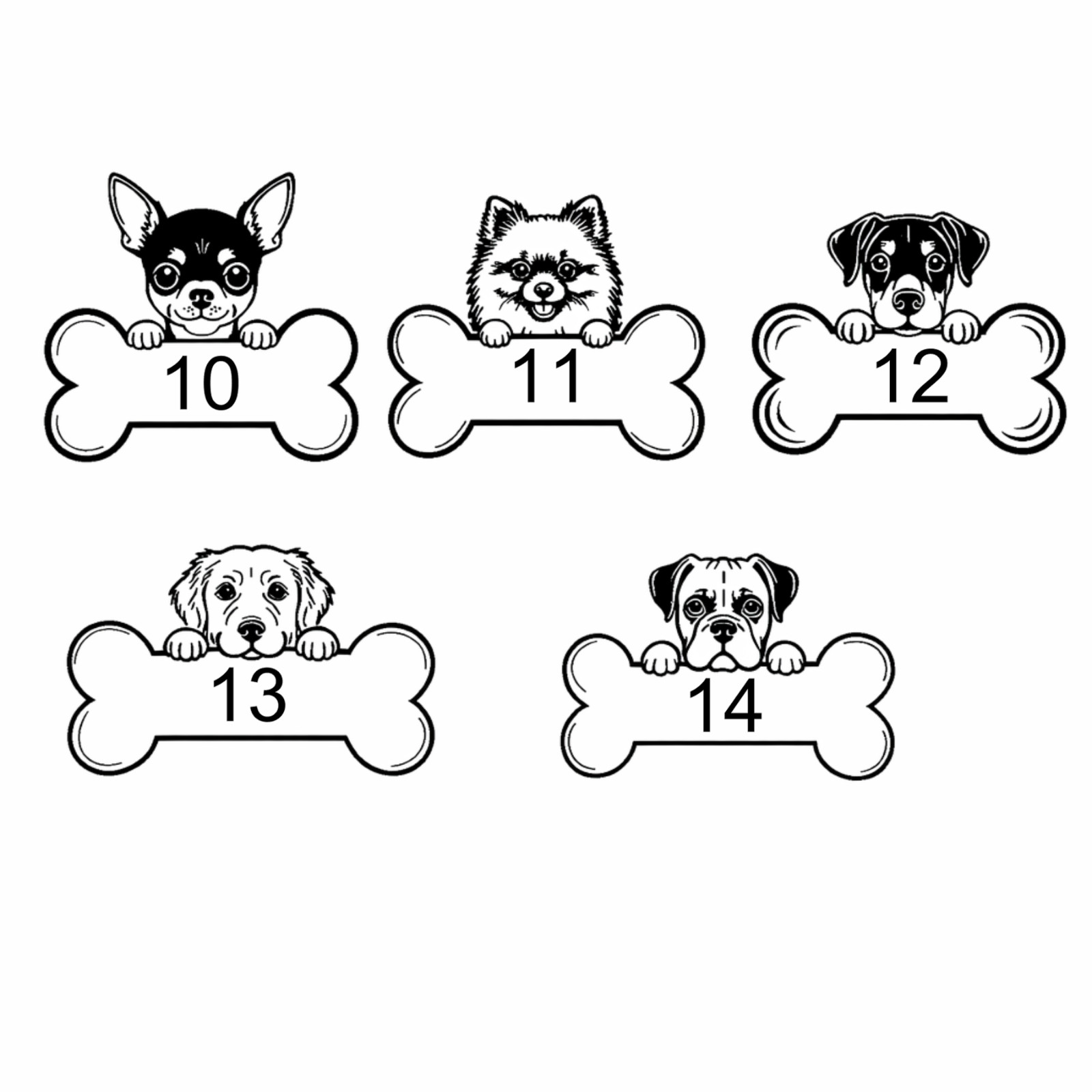Holographic Personalized Dog Name Sticker, Custom Dog Breed Sticker, Dog Lovers