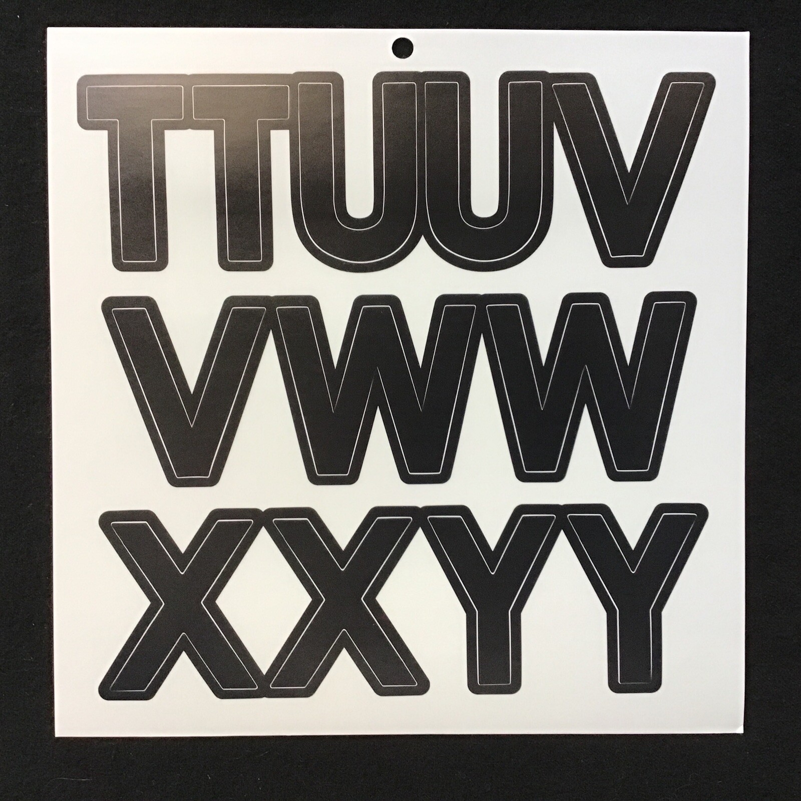 DCWV Letters & Numbers Art Create Decar Wall Sticker ( 8 pcs 104 Decals ) St-251