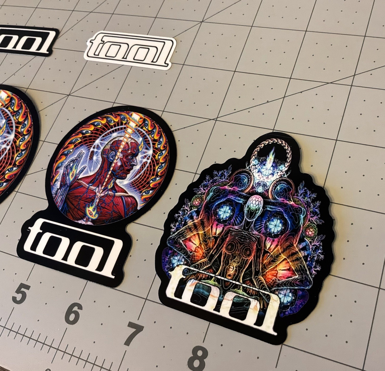 Tool Stickers Band 5 Sticker Lot