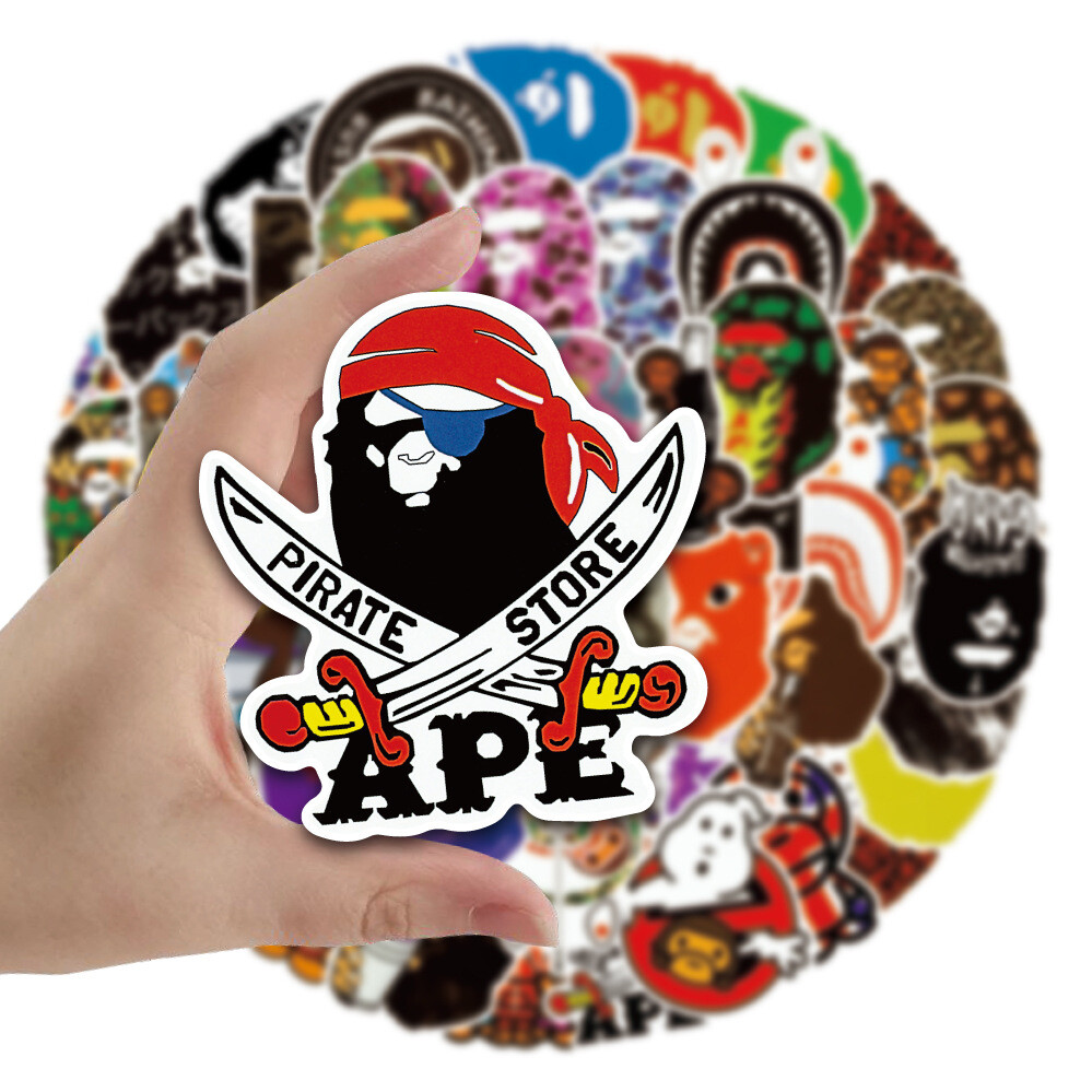 100Pcs Hype Beast Decal Lot Cool Cartoon Sticker for Teens Girls Water Bottles