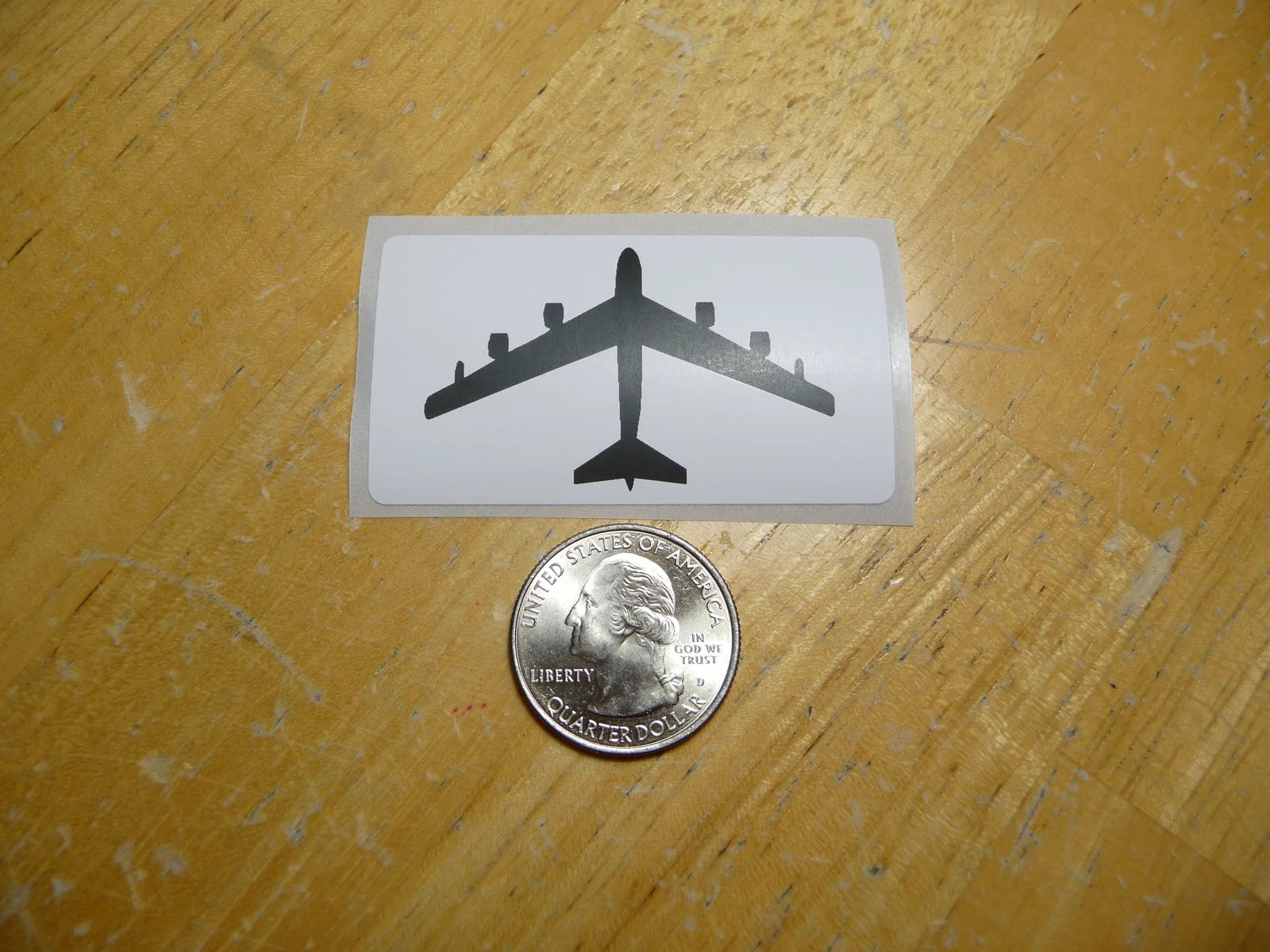 B52 B52A BOMBER STICKER DECAL 1 – 50 BULK PACK FUNNY WAR AIRPLANE PLANE