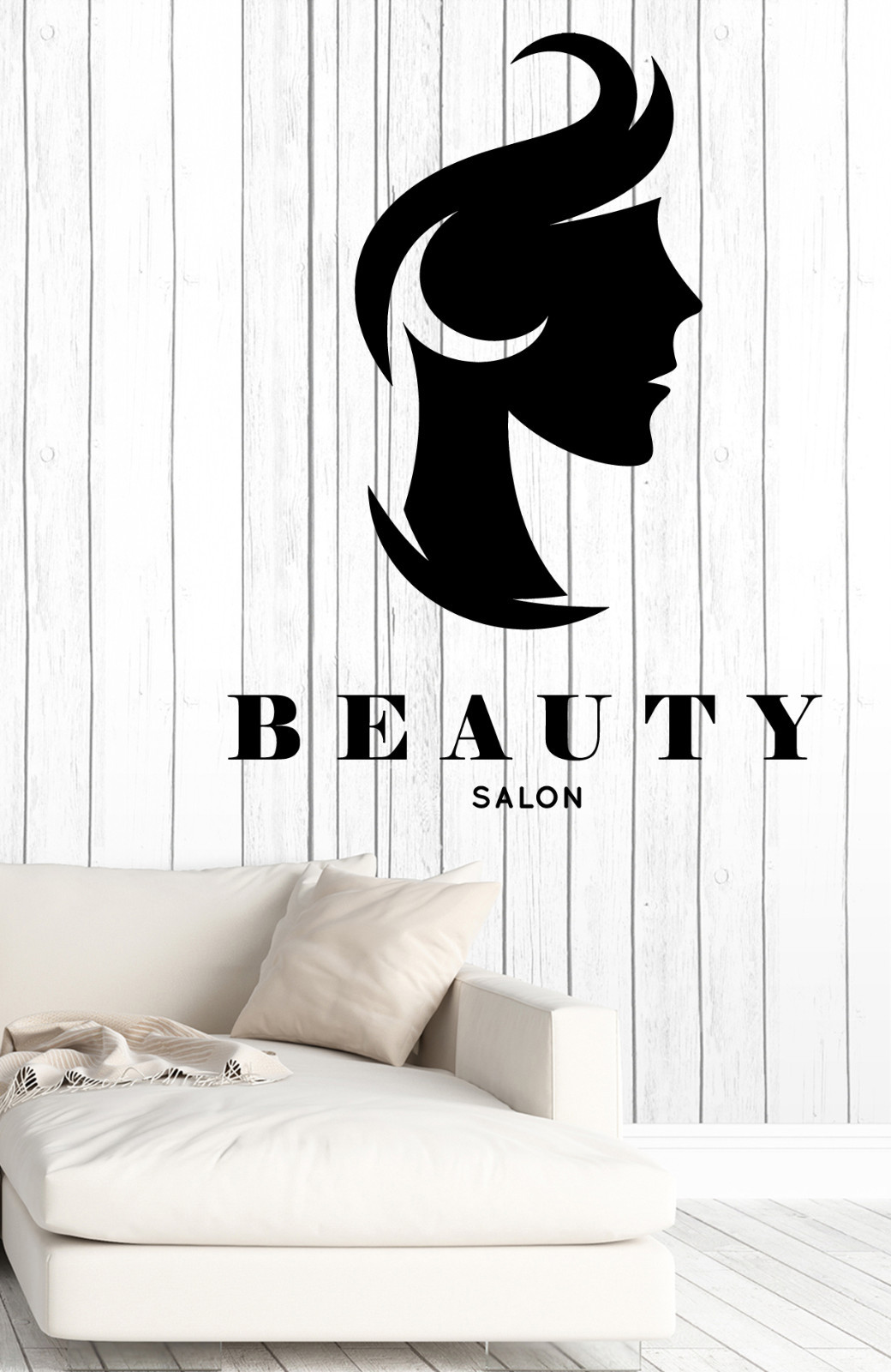 Wall Sticker Vinyl Decal Hair Style Beauty Salon Woman Beauty Decor z4748