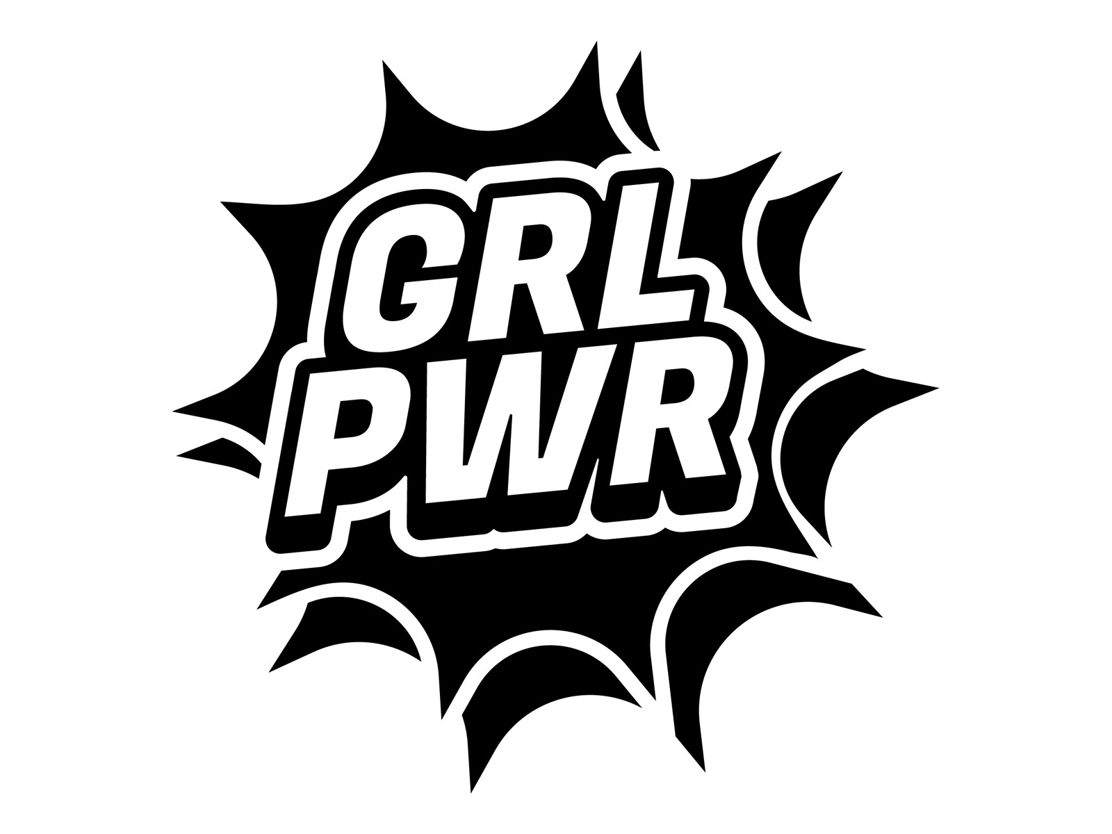 Girl Power Cute Feminist Women Empowerment Decal Car Sticker