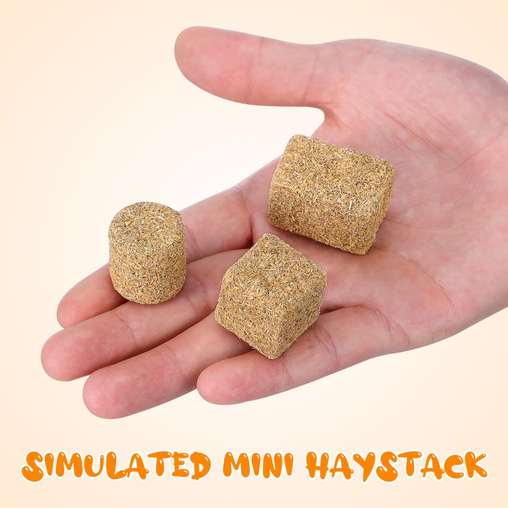 12 Pcs Haystack Model for Decoration Mini Stacks Centerpieces Work