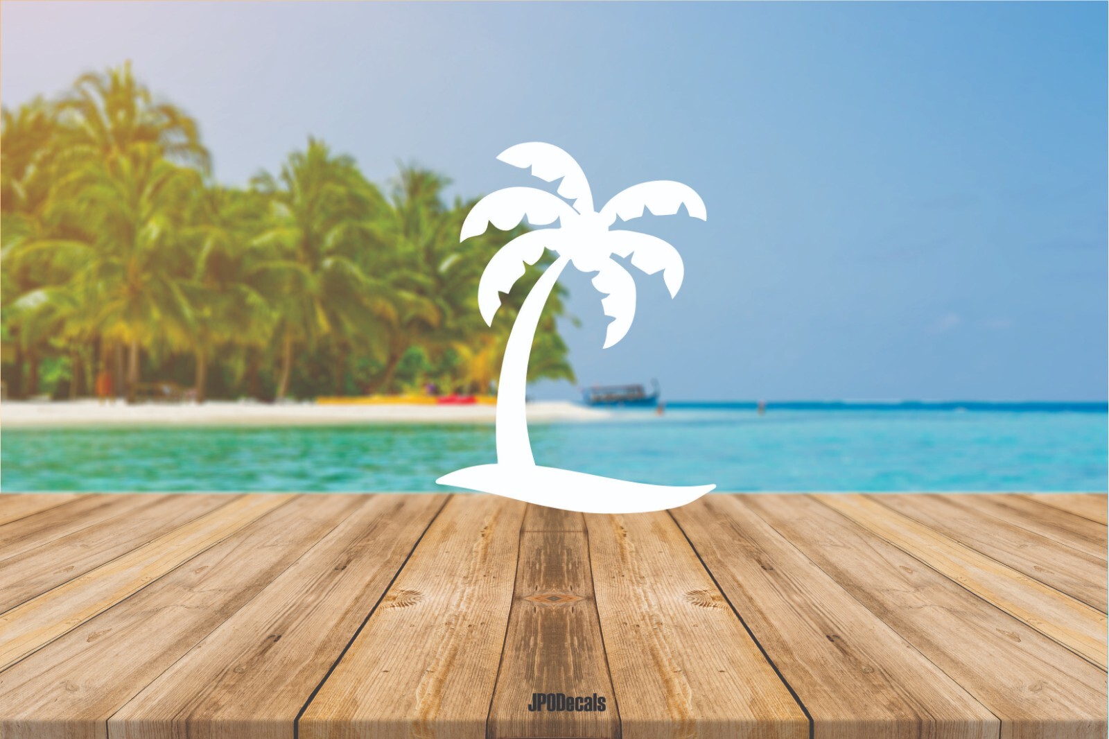 Vinyl Decal Palm Tree Style #1 Transfer Sticker Premium Quality Outdoor Vinyl