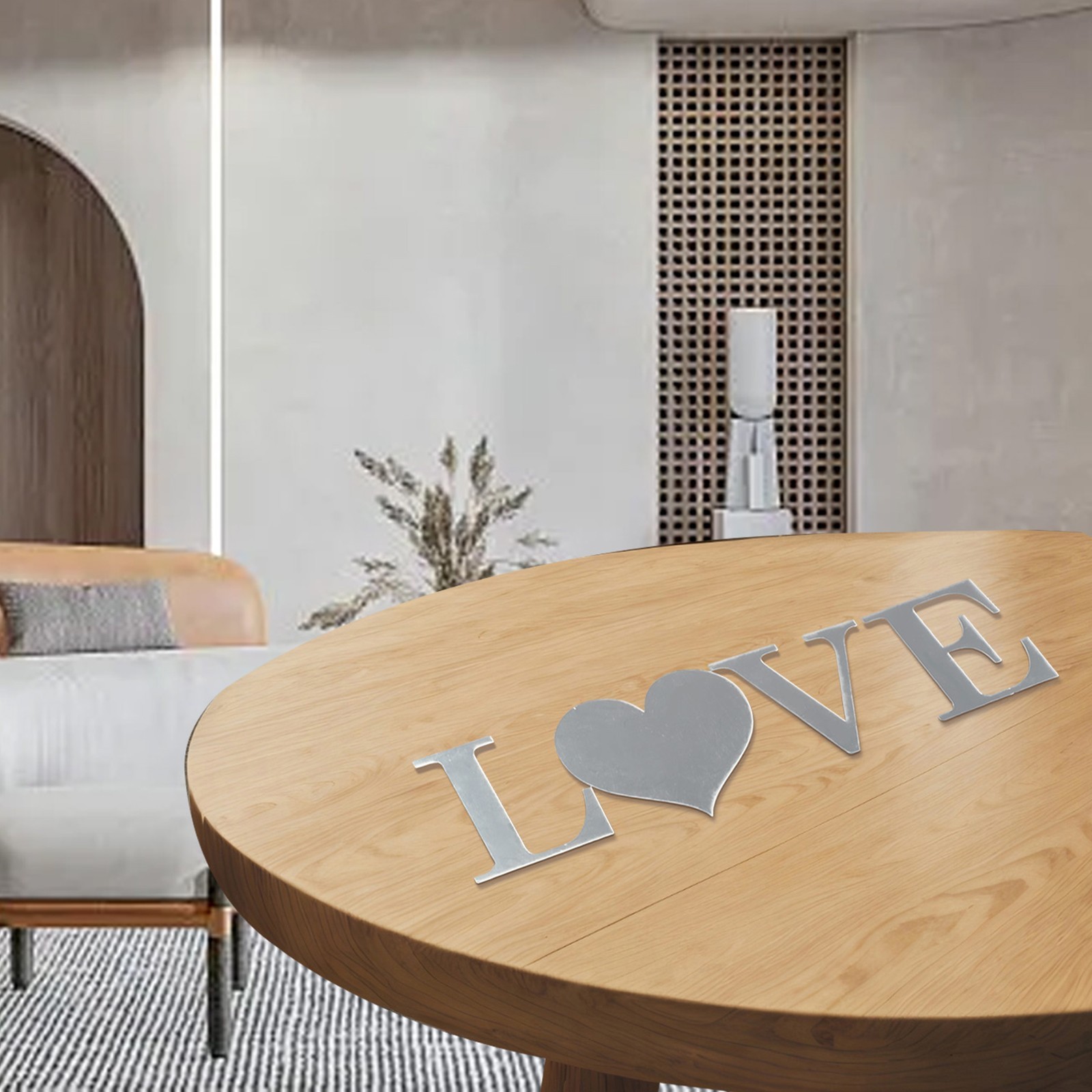 Contemporary Art Decor Sticker for Elegant Home Furniture Mirror Tiles