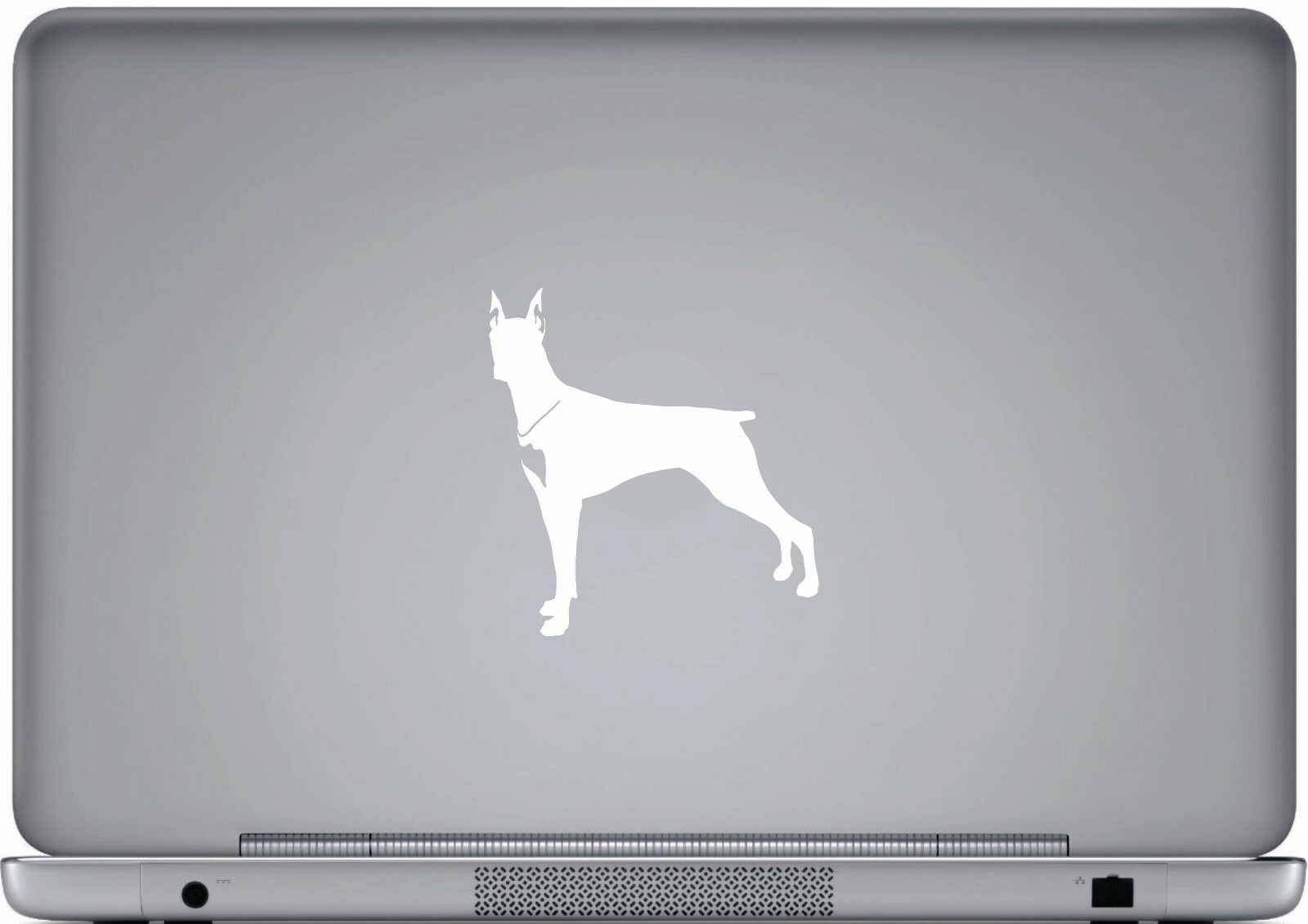 DOBERMAN DECAL 4X3.78
