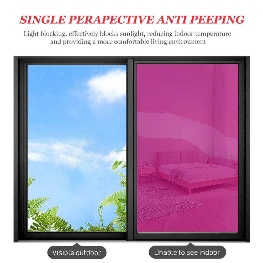 1 Roll Window Film: 3 m/118" Static Cling Window Stained Glass Film – Colored