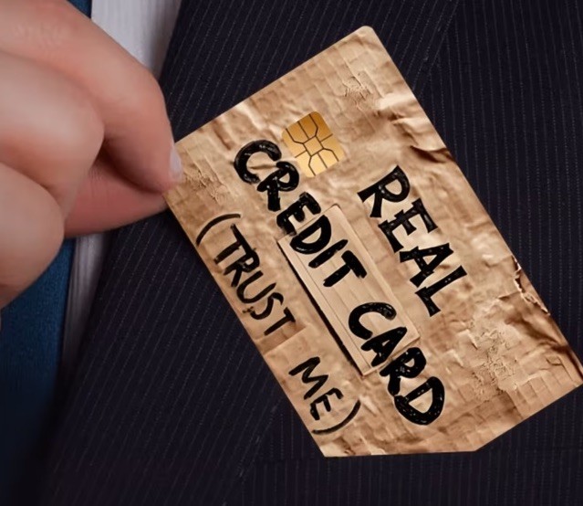 Real Cardboard Credit Card Debit Card Skin Funny Decal Wrap Sticker Decal