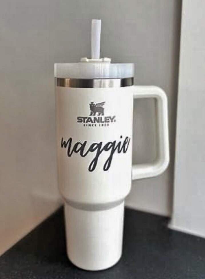 Personalized Name Decal Sticker For Yeti Tumbler Stanley Water Bottle Cup