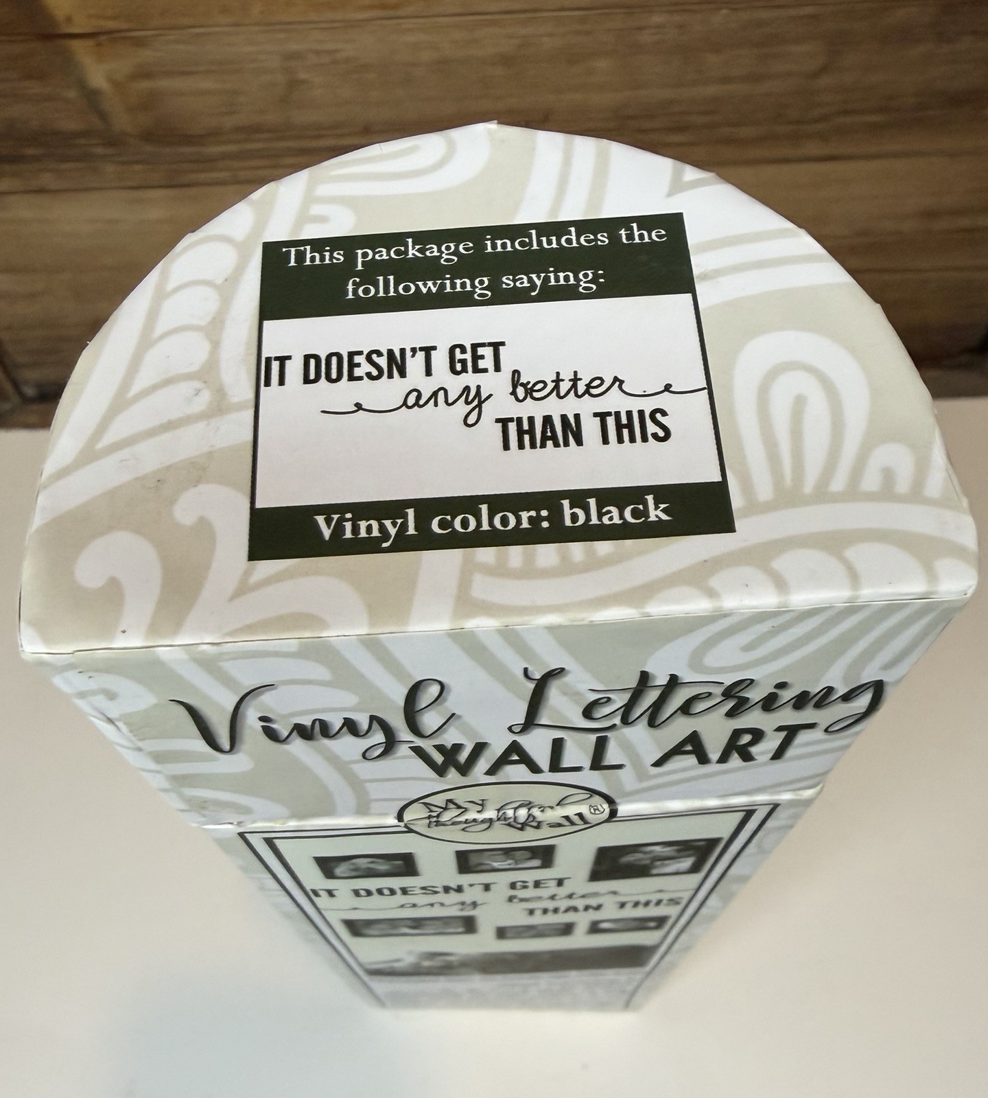 Home Decor Vinyl Wall Decal Quote Self-Adhesive Black 10.5×34"