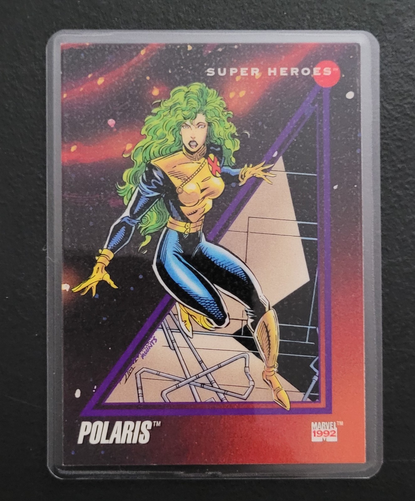 Impel Marvel Universe Superheroes Fridge/Locker/Cabinet Laminated Magnet 1990's