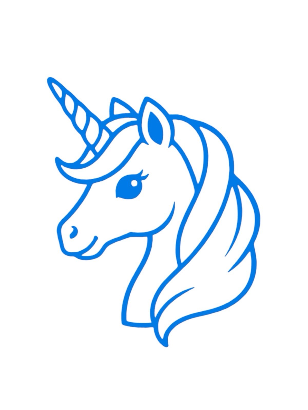 Unicorn girl Decal for car Windows Laptops most Smooth Surfaces