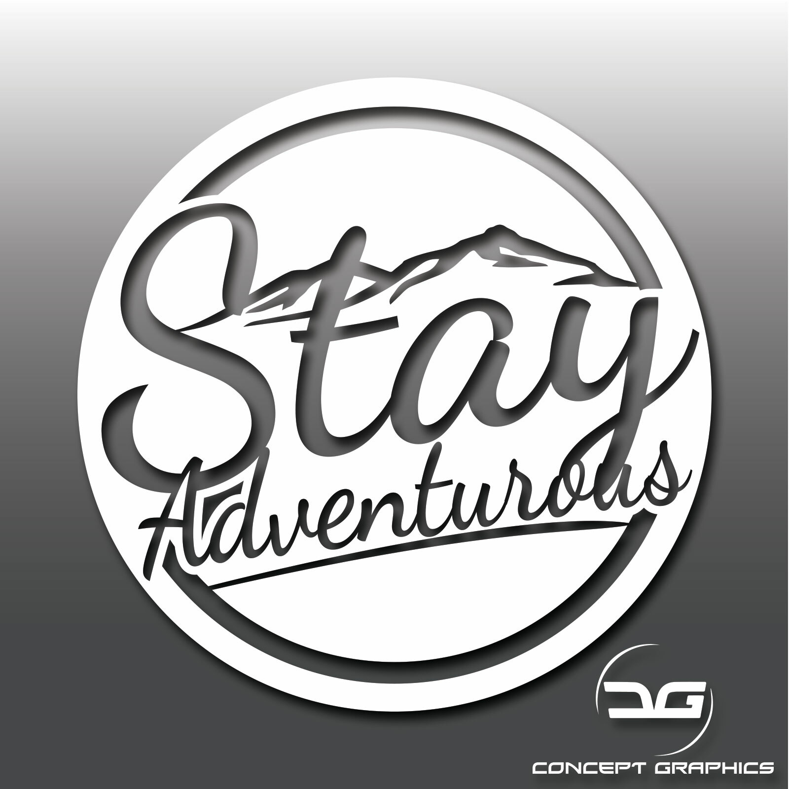 Stay Adventurous Funny Car Caravan Camper Van Joke Adventure Vinyl Decal Sticker