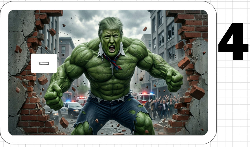 Superhero Trump Credit ATM Debit Gift Card Skin Sticker Avengers Hulk Iron Man