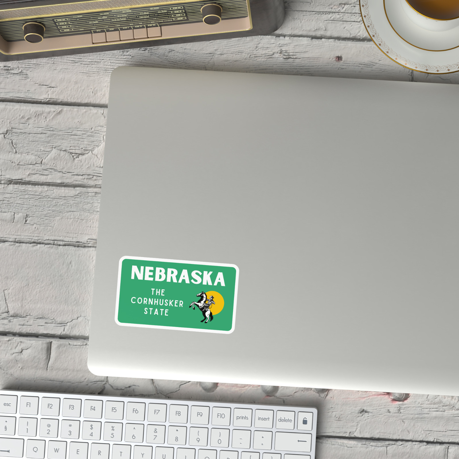 Welcome to Nebraska Sticker The Cornhusker State Vinyl Waterproof Decal