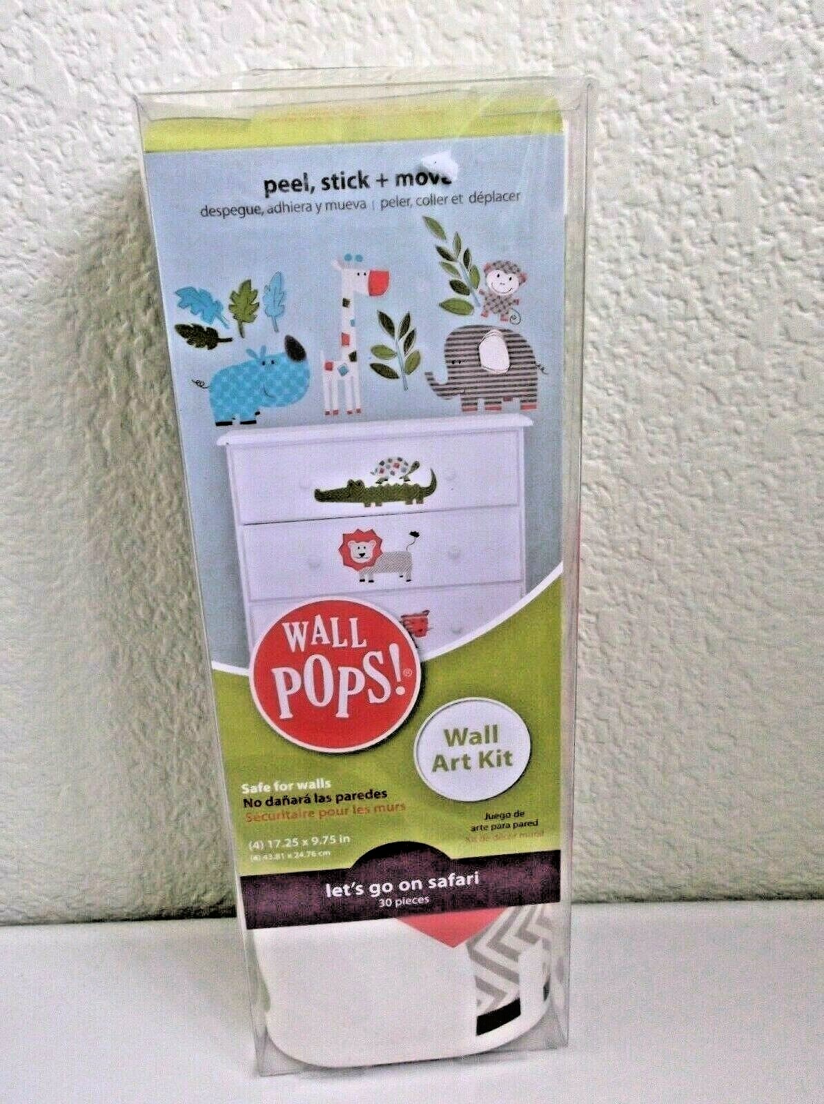 Wall Pops Let's Go on Safari Peel & Stick Wall Art