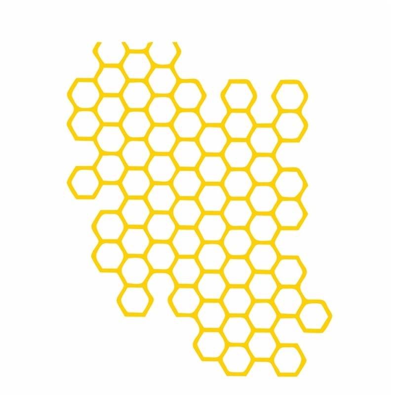 Honeycomb Style Sticker For Universal Car Body Decors Car Side Stickers PVC