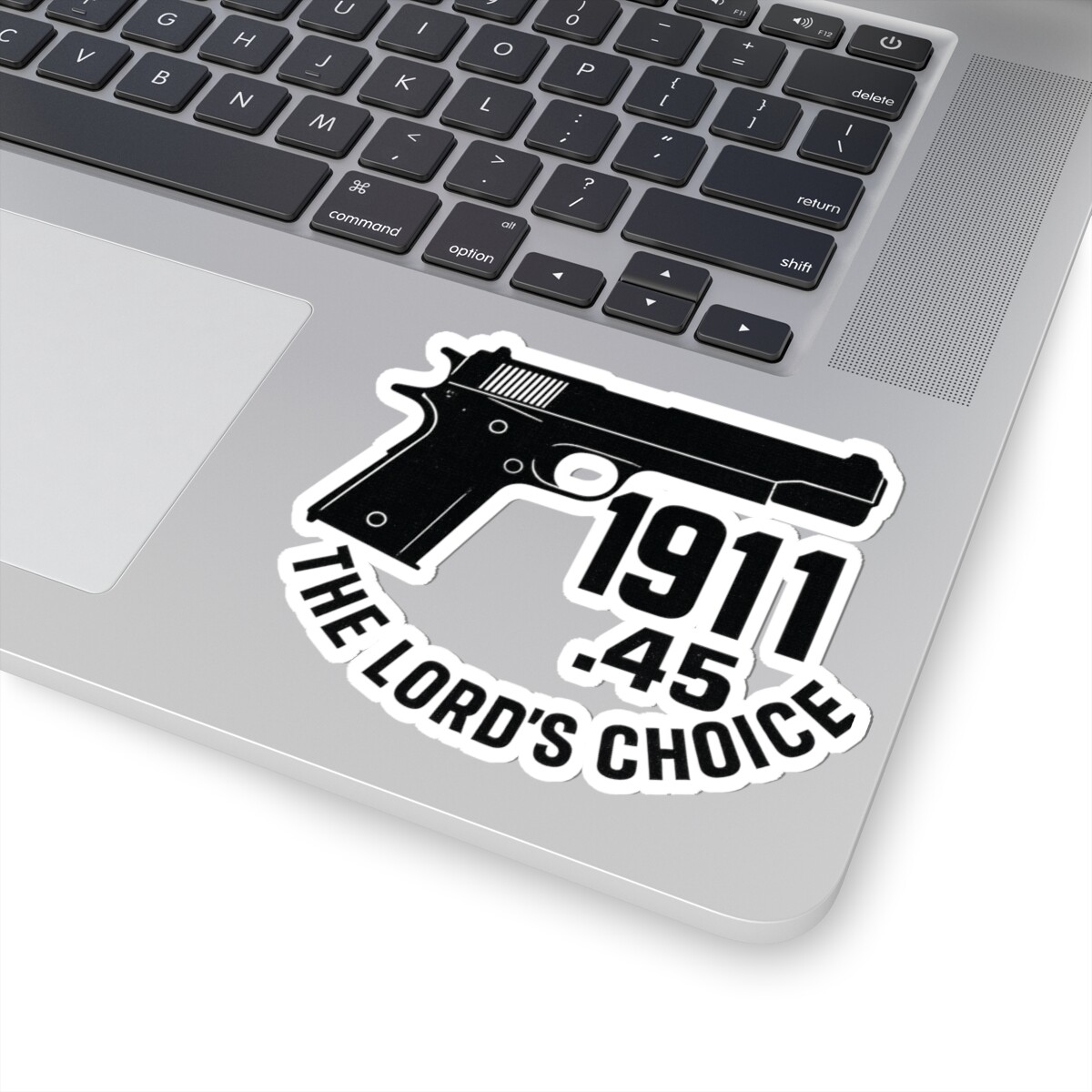 1911 .45 The Lord's Choice Kiss-Cut Stickers