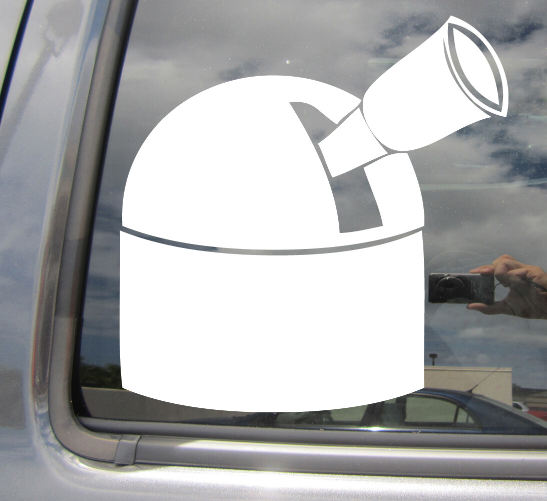 Ground Telescope – Astronomer Astronomy – Car Window Vinyl Decal Sticker 10141