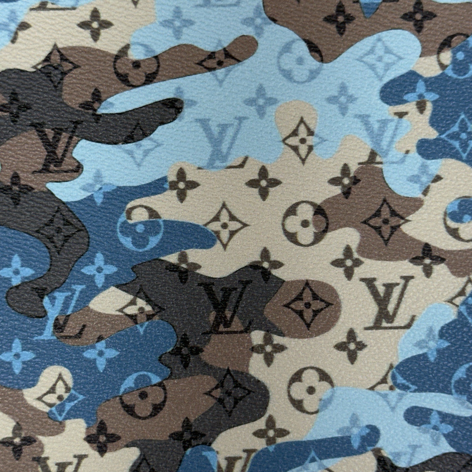 LV Camouflage Monogram Vinyl for Crafting Classic Size piece 12" X 12"