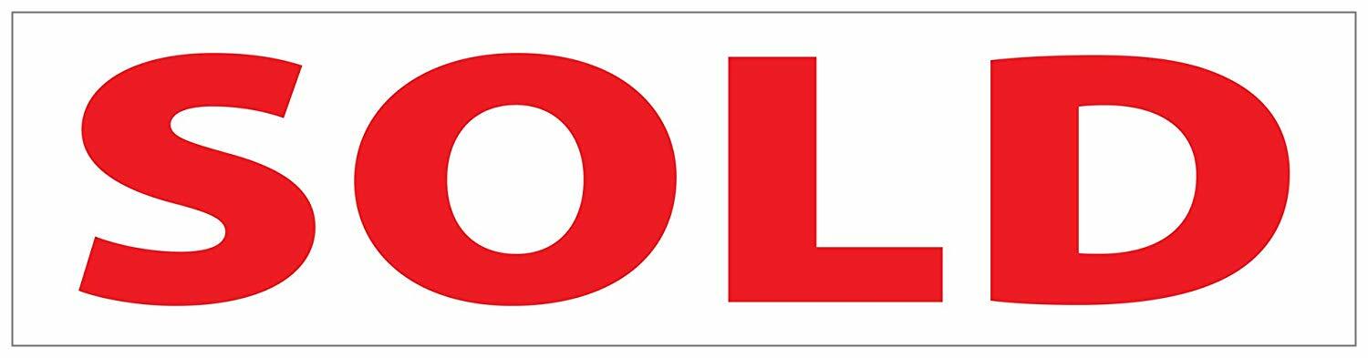 Real Estate Listing Vinyl Sign Stickers – Removable & Reusable – Pack of 10