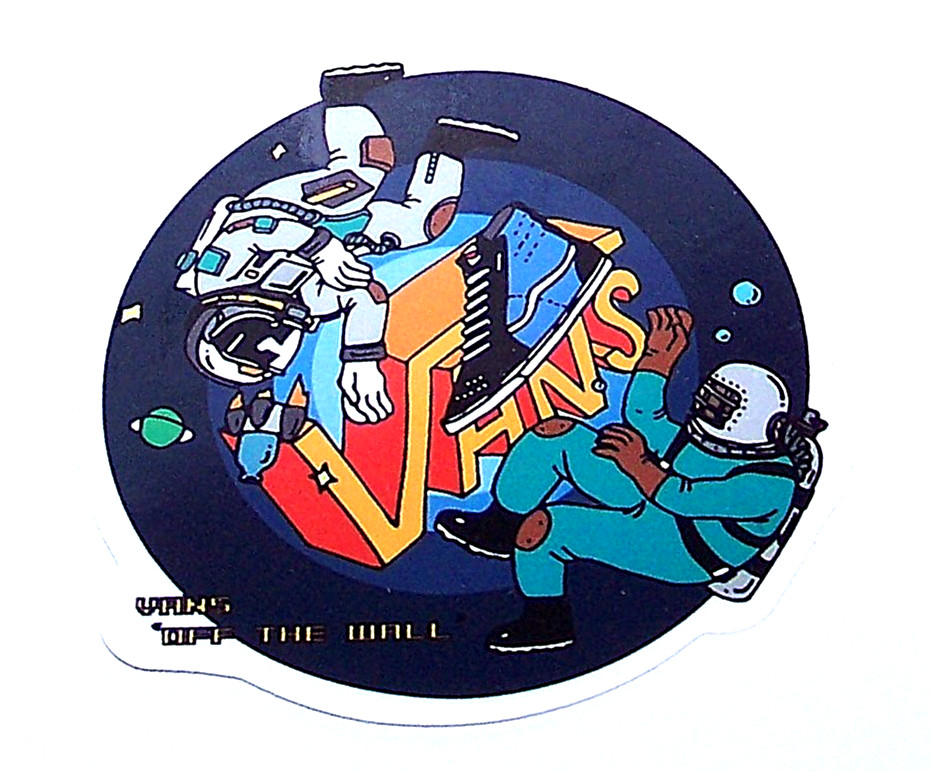 VANS – Logo Die Cut Sticker Decal Skateboarding Shoes "Off The Wall"