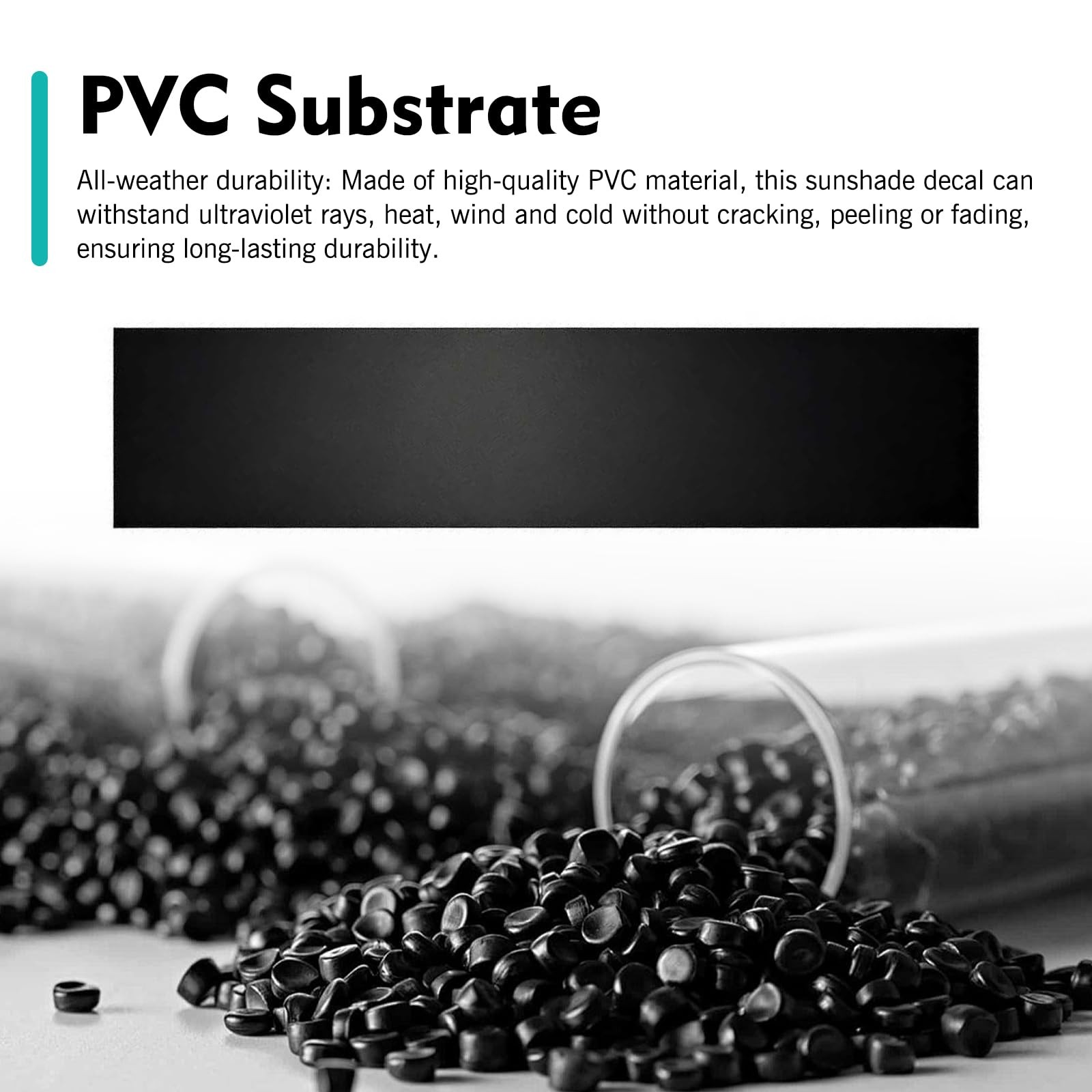 Car Windshield Tint Strip, Matte Waterproof Self-Adhesive Sun Visor Sticker, …