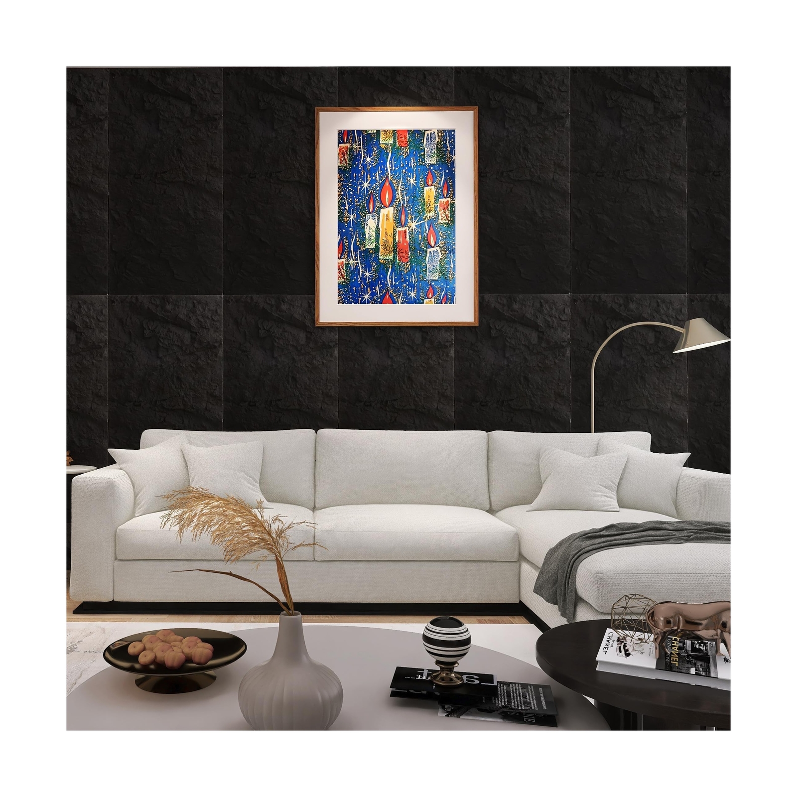 4PCS PU Stone Wall Panels|3D Wall Panels|Wall Panels for Interior Wall Decor|…