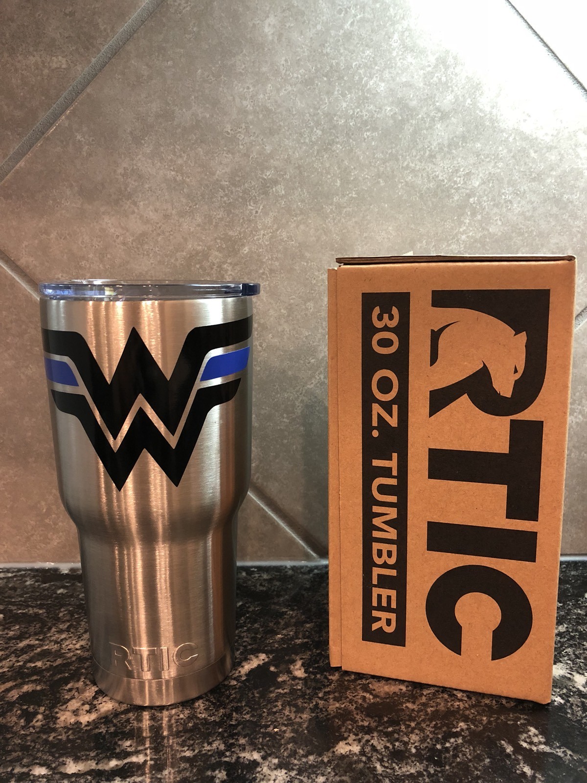 PINK Thin blue line Wonder Woman Decal For for Car Truck Sticker Vinyl Police