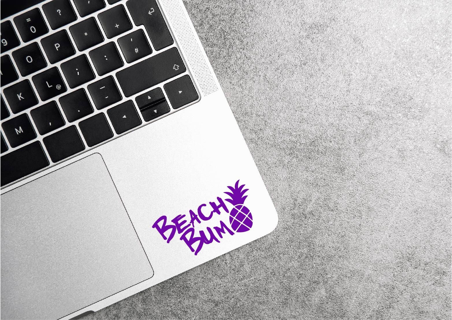Beach Bum Pineapple Life Decal Sticker Tropical Salt Ocean Window Sticker Car