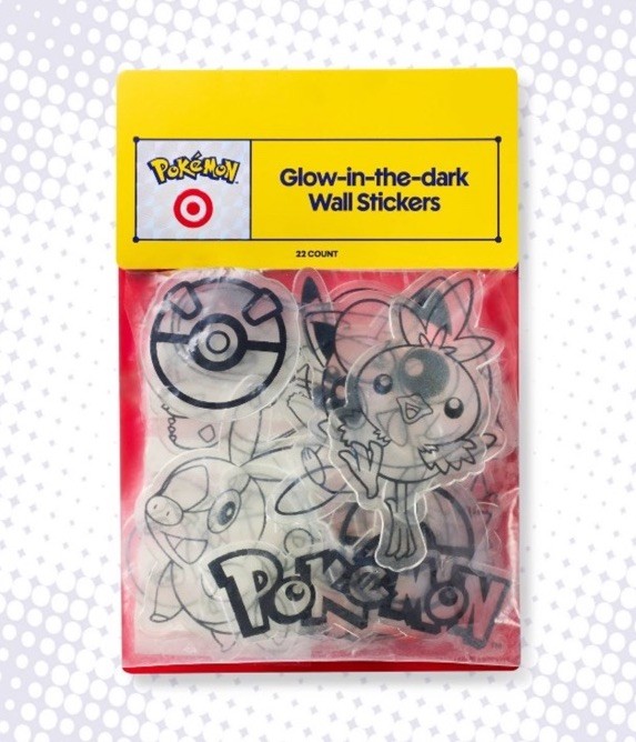 Target X Pokemon Glow-In-The-Dark Wall Sticker