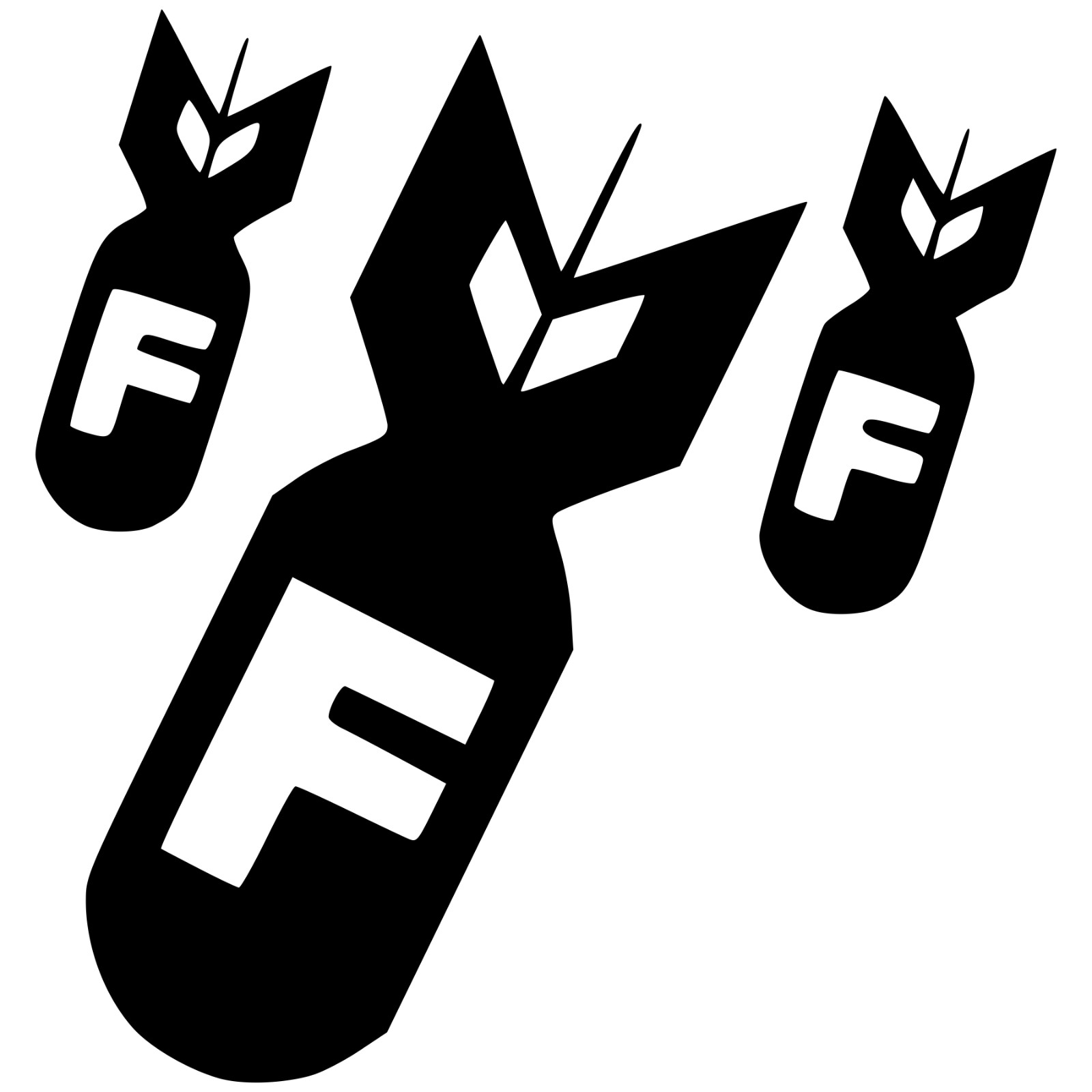 F Bomb, Vinyl Wall Decal, Truck, Car, Trailer Decal