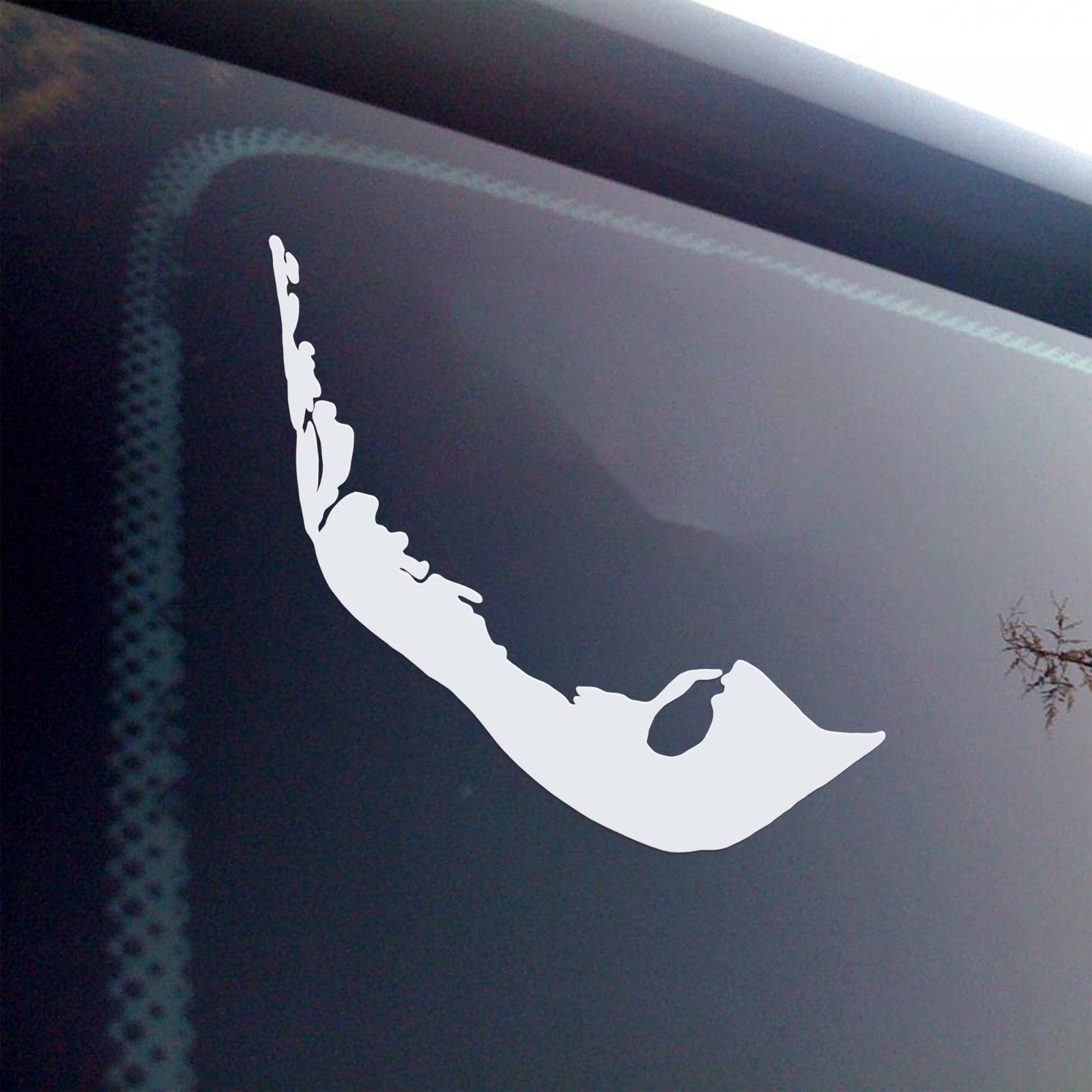 Sanibel Island Outline Vinyl Decal – Florida Map Sticker – Beach Coastal Art
