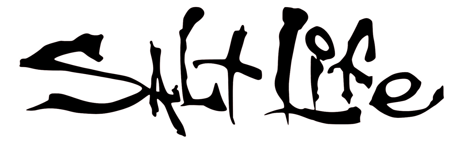 Salt Life Signature – CHOOSE Size & Color – Vinyl Decal Sticker – FREE S/H