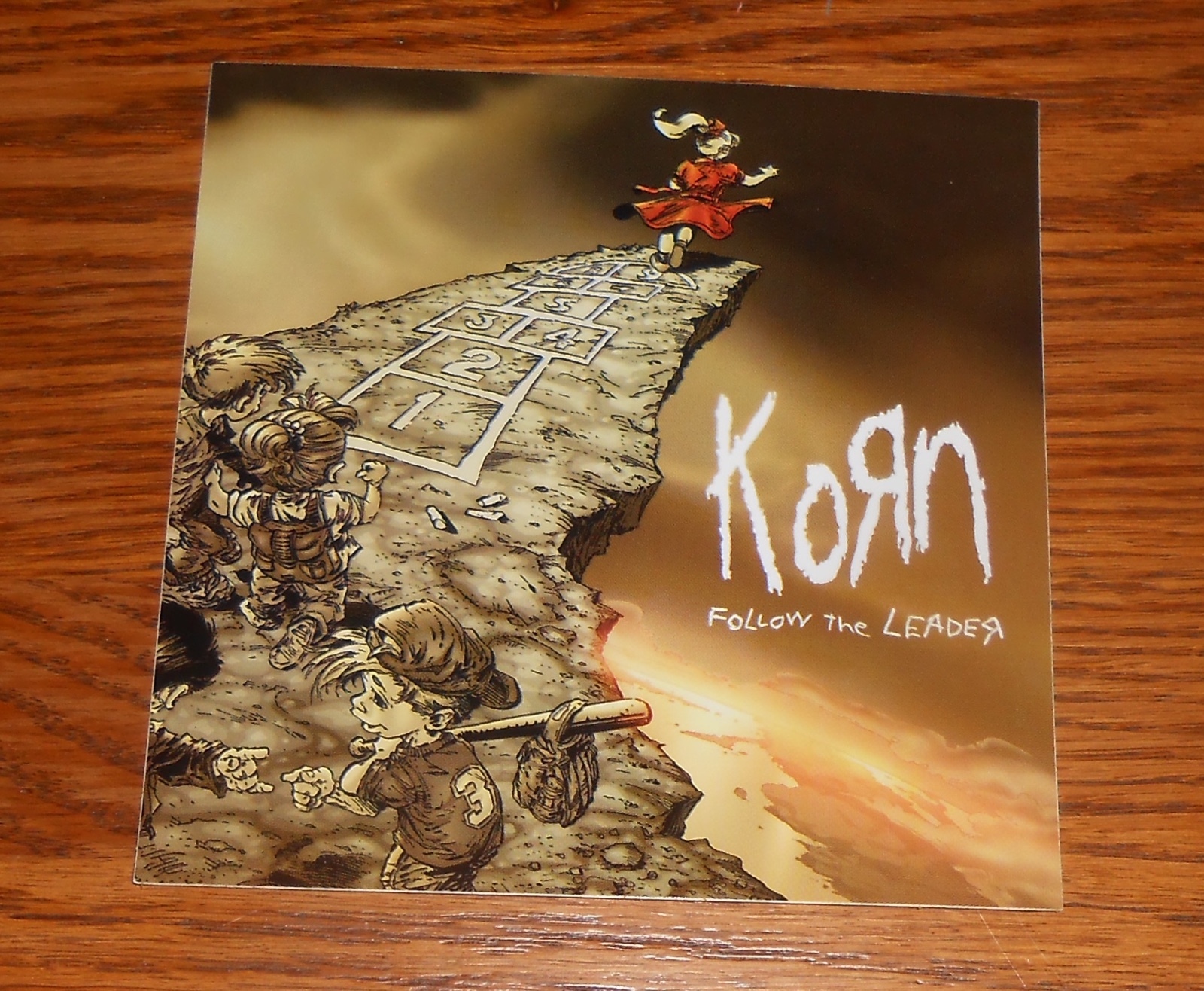 Korn Follow the Leader Sticker Square Promo 5×5