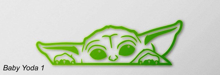 LARGE-SIZED CAR DECALS – STAR WARS – 6 CHOICES