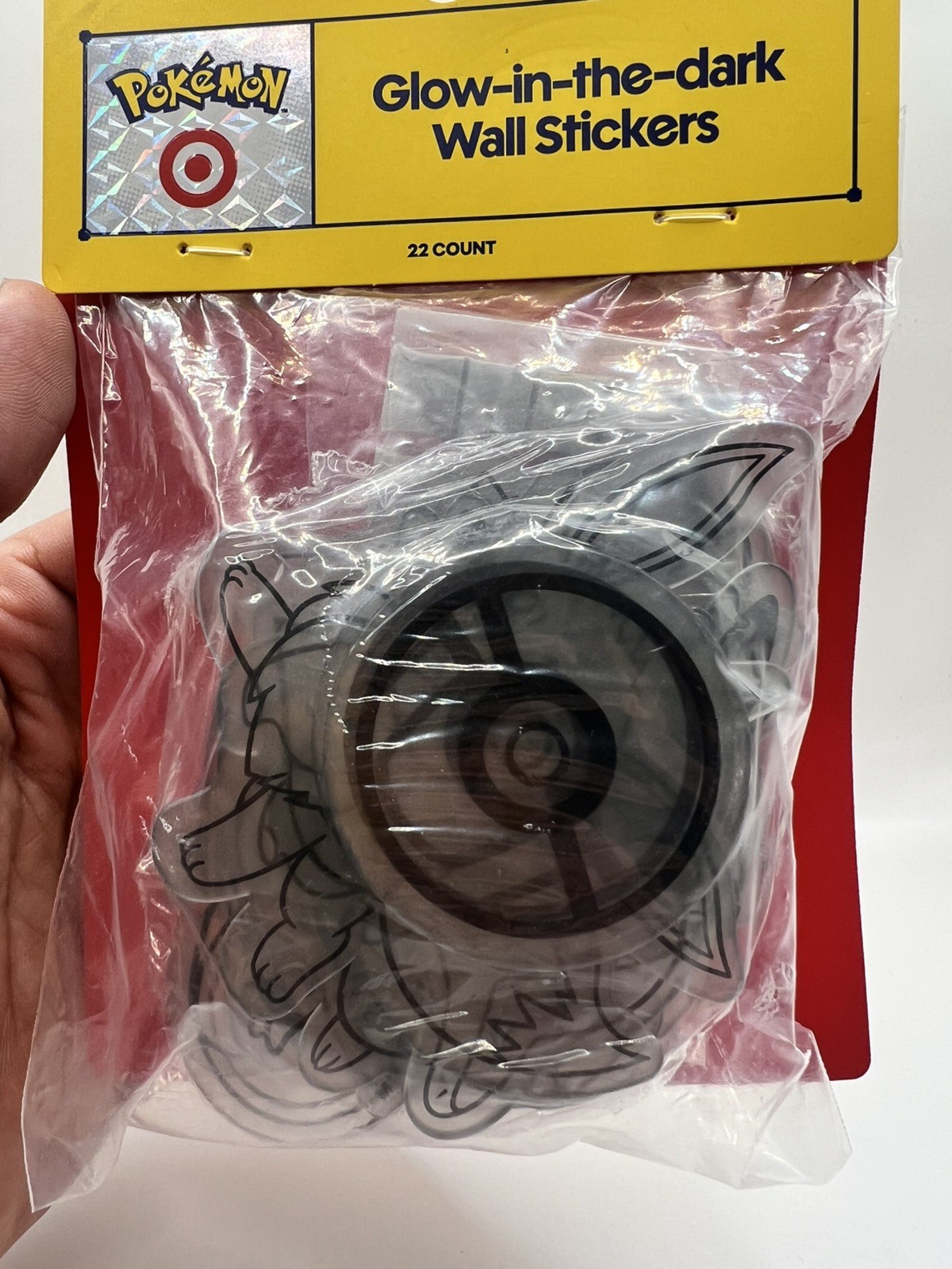 NIP Target x Pokemon Glow-in-the-dark Wall Stickers