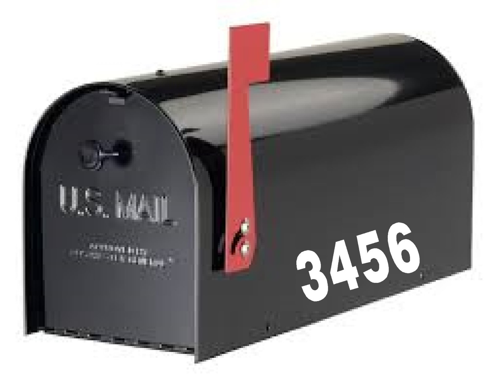 0-9 Numbers Vinyl Decal Sheet, 5 sets of 0-9, Mailbox Hobby Sports 50 Numbers
