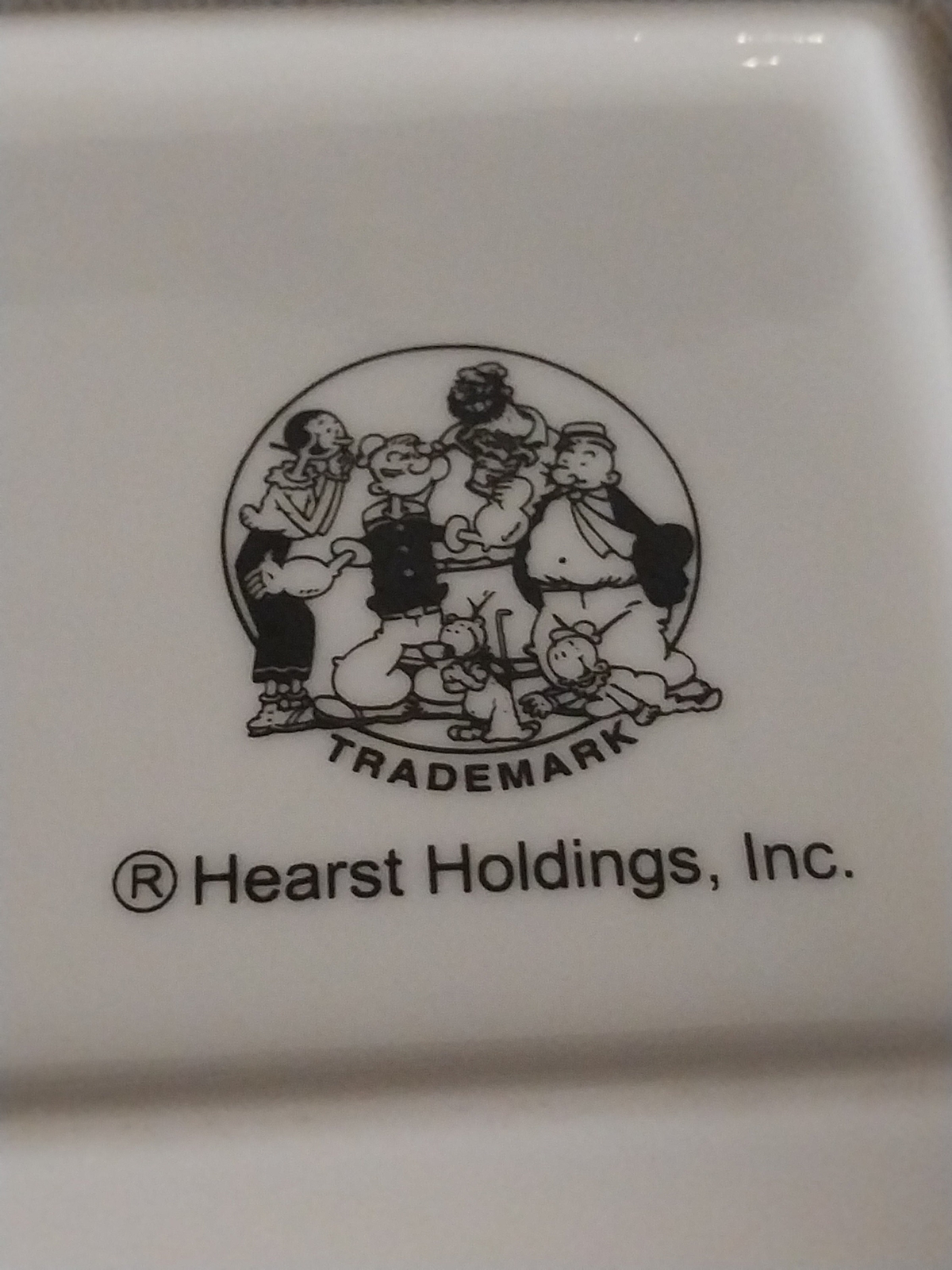 RARE: 7.5" Olive Oly Porcelain Tray + Woody Woodpecker Mug; Vintage New