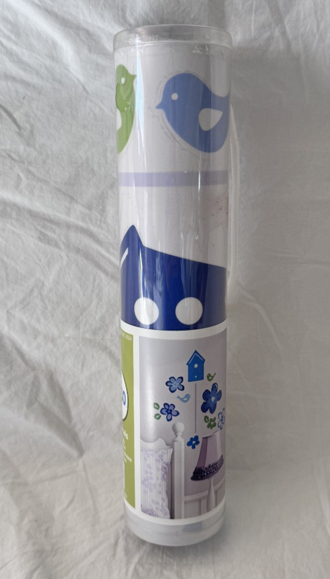 Circo Birdhouse and Floral Wall Decals NIP