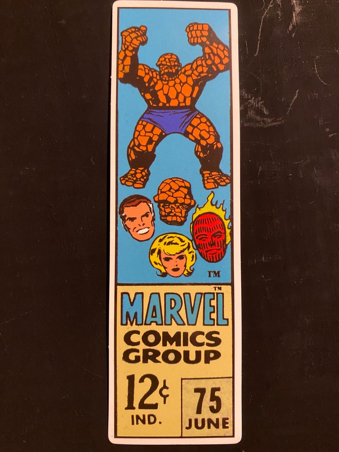 Fantastic Four Marvel Corner Box 5" Decal Vinyl Sticker! Jack Kirby art!