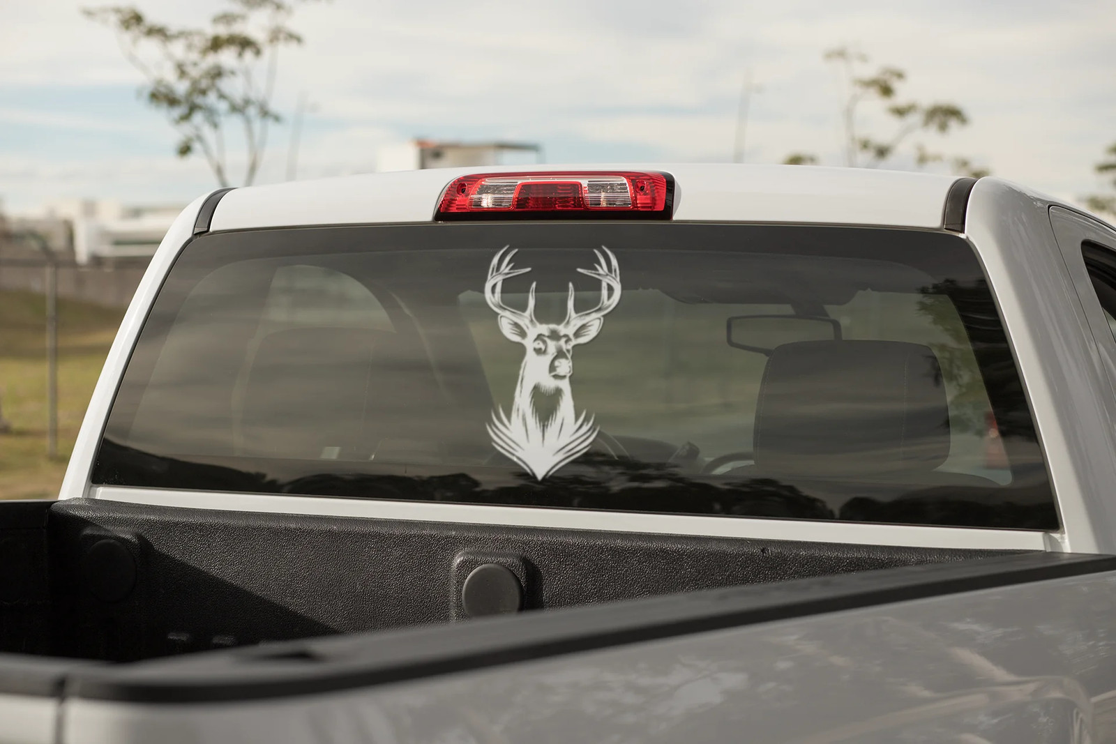 deer decal for car, vinyl decal truck hunting whitetail bumper window door