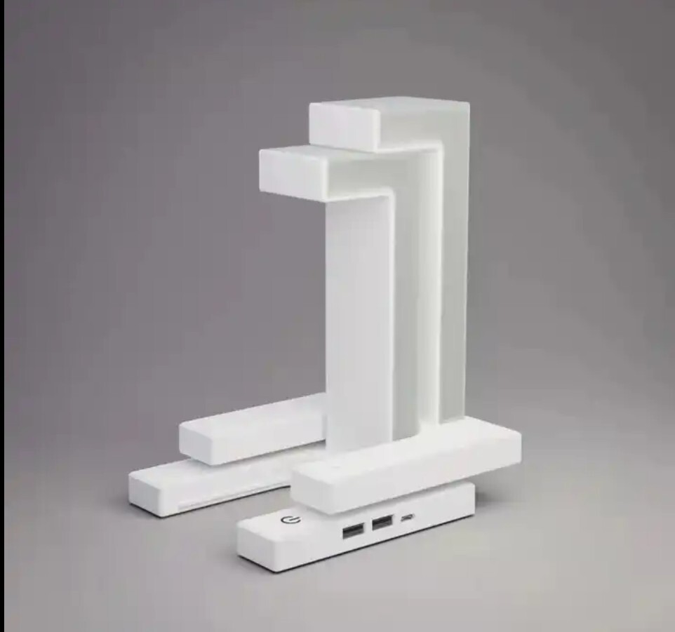 Home Decor Anti-gravity Bedroom  Bedside Table Lamp Light with wireless charger