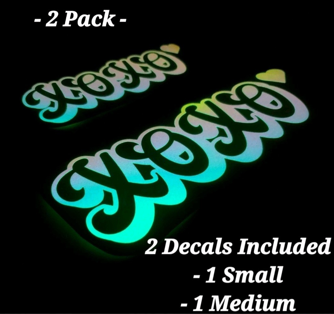Glow In The Dark Vinyl Decals Lovely Quotes Decor Medium Size Lit Studios New