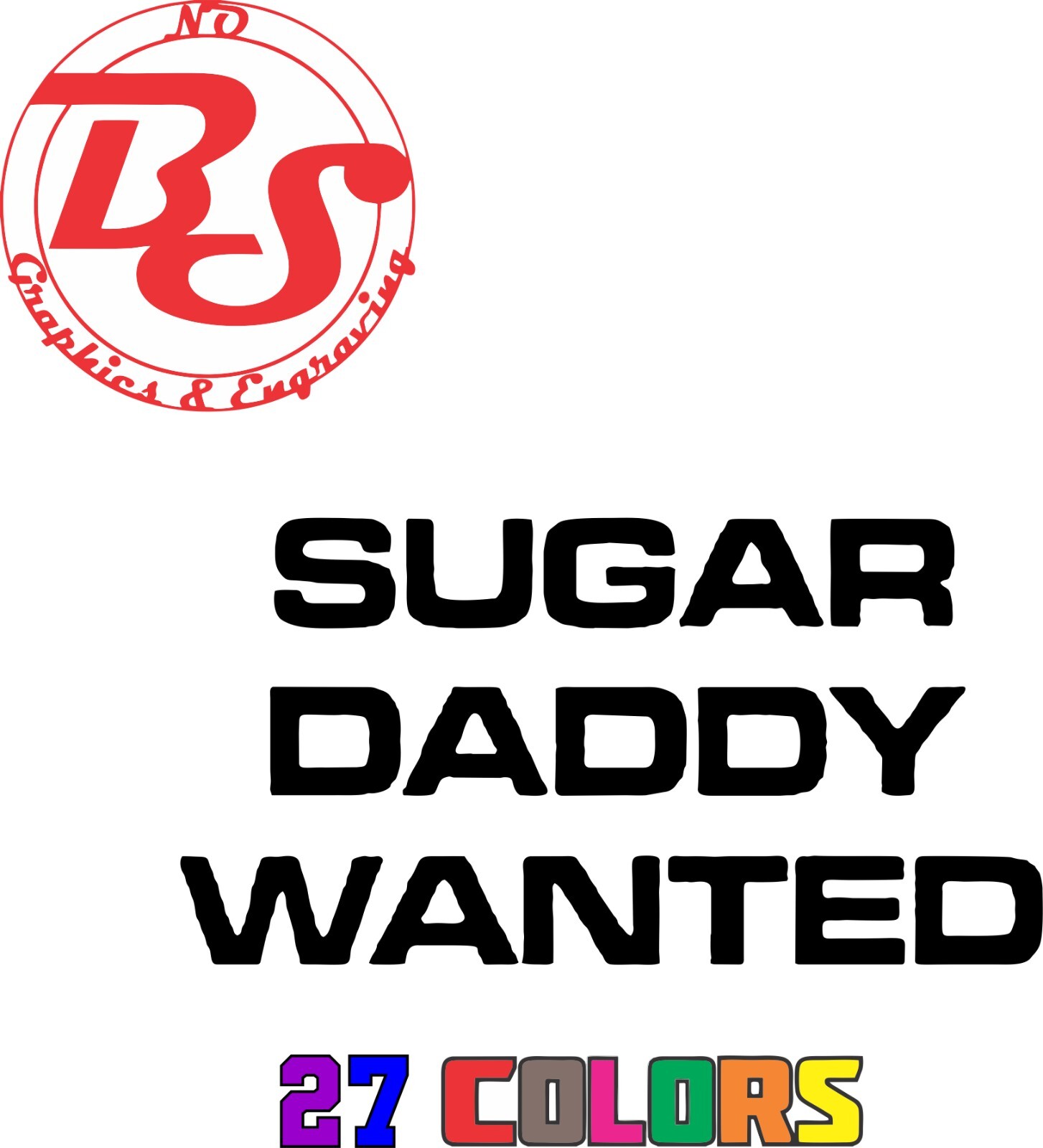 6" Sugar Daddy Decal Offensive Funny Rude Humor Adult Booty Joke JDM Meme noBS