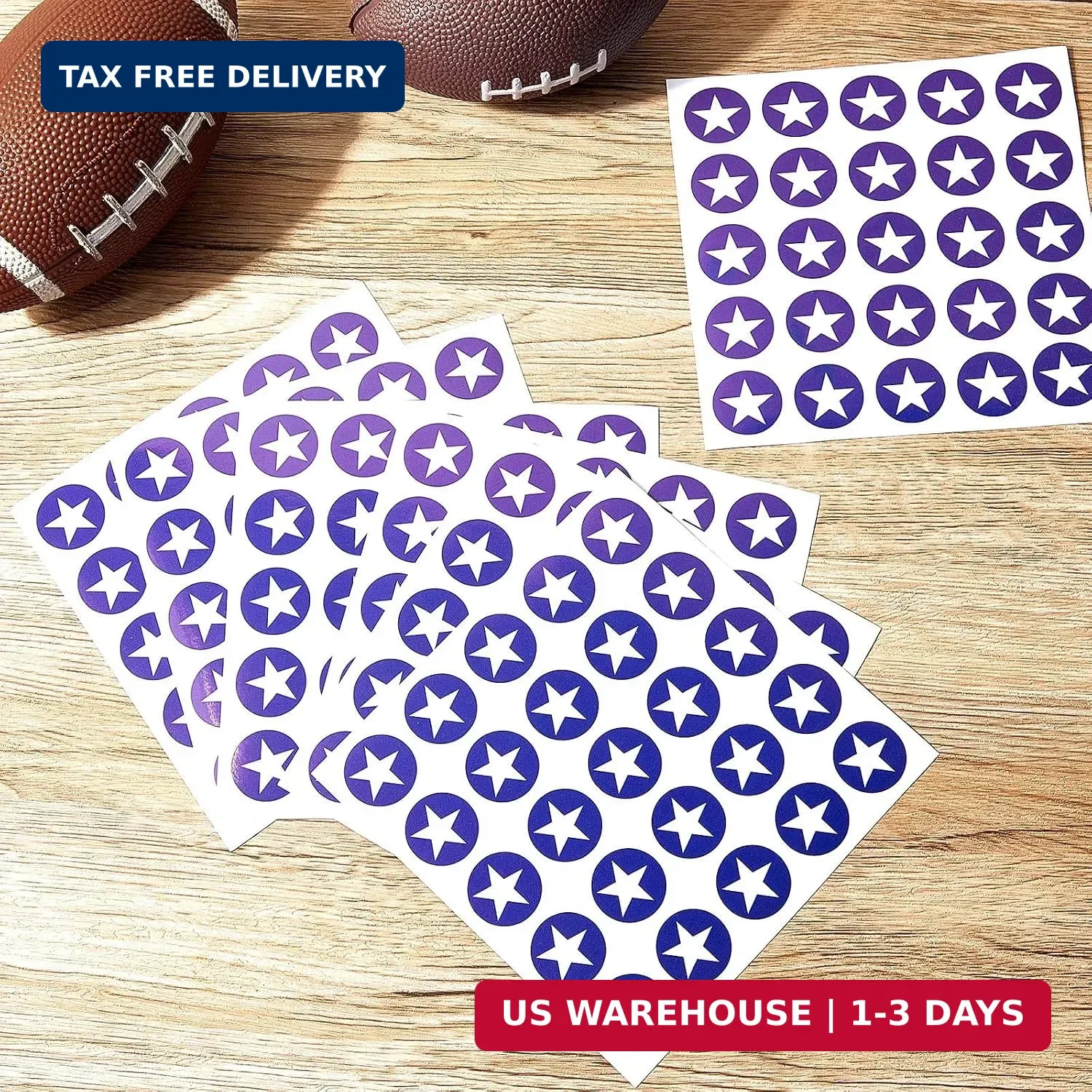 Helmet Stickers Football Baseball Helmet Decals 1-1/8 Inch Vinyl Sports Football