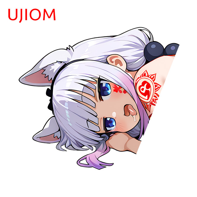 EARLFAMILY 5.1" Kanna Kamui Car Sticker Car Windows Air Conditioner Hood Decal