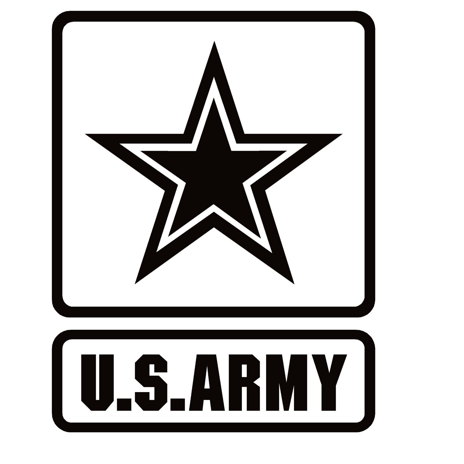 Vinyl Decal Car Truck Stanley Sticker Wall Laptop – US Army Logo Star