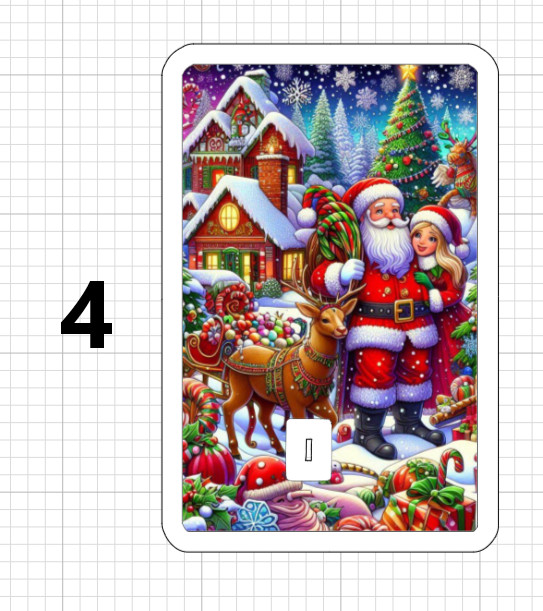 Christmas Credit Debit Card Skin Santa ATM Sticker Reindeer Holiday Holographic